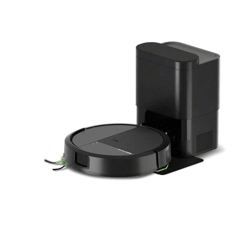 Roomba_115_Combo_AutoEmpty_Black_Photo_Studio_RobotDocked_Shadow_LeftFacing_8000x8000 Roomba® 115 Combo Robot + Baza AutoEmpty™ Black