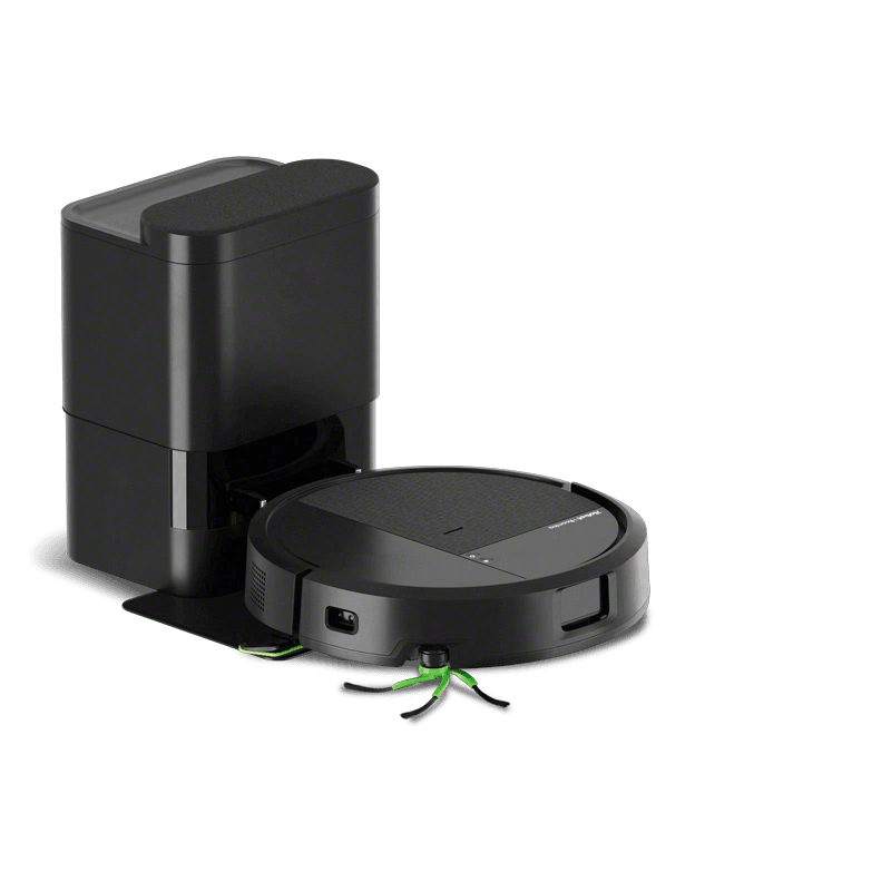 Roomba_115_Combo_AutoEmpty_Black_Photo_Studio_RobotDocked_Shadow_RightFacing_8000x8000 Roomba® 115 Combo Robot + Baza AutoEmpty™ Black