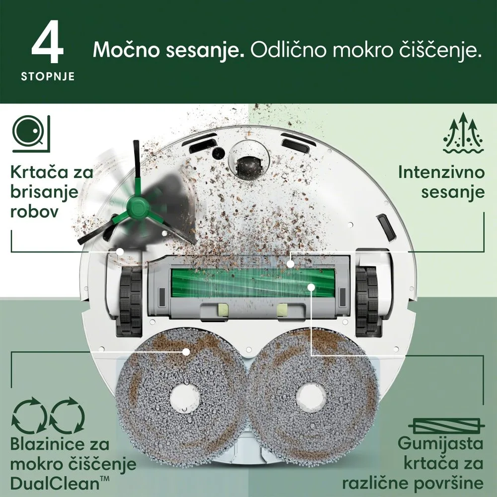 galerija-3w Roomba® Plus 405 Combo robot + AutoWash™ White