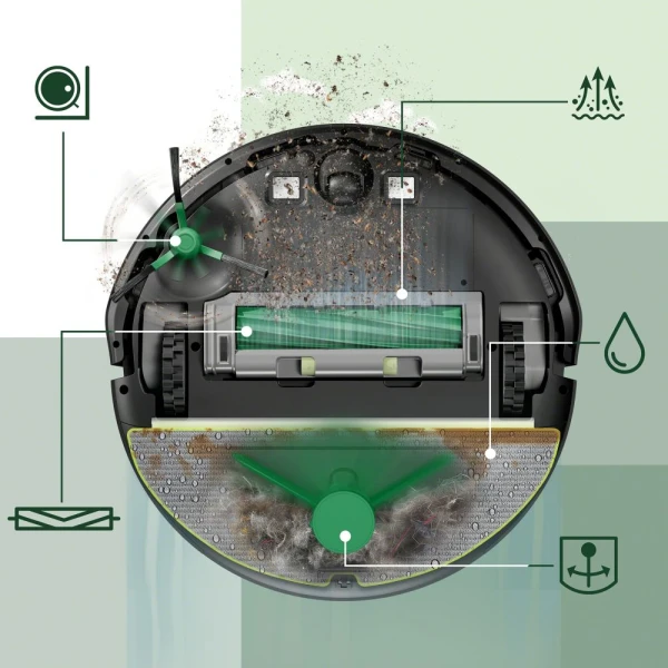 Roomba&reg; 205 DustCompactor&trade; Combo Robot Black