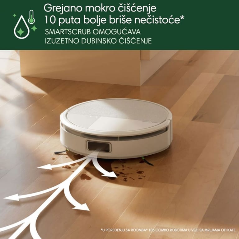 Roomba max combo robot autowash baza white