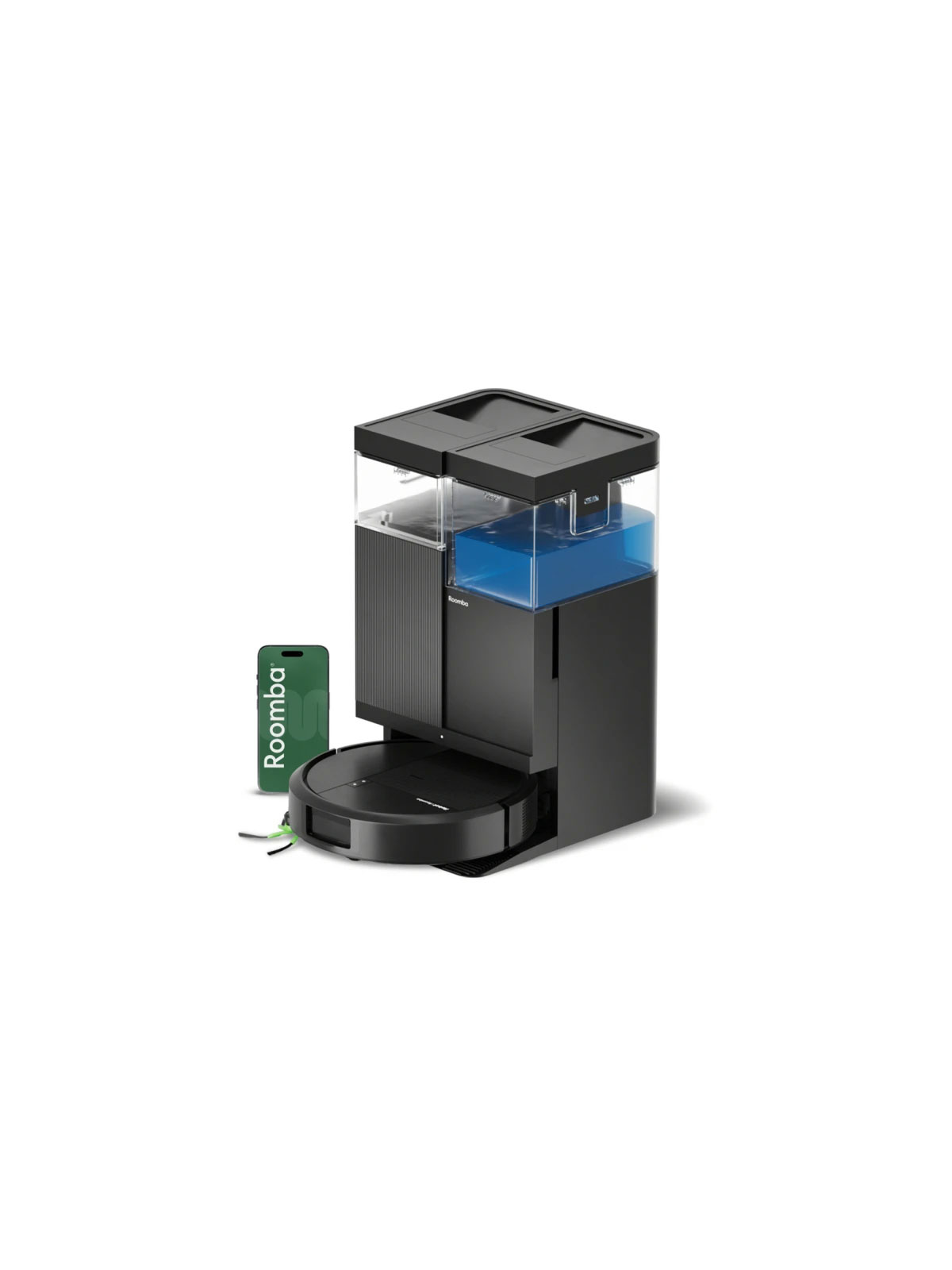 Roomba&reg; Plus 515 Combo Robot + AutoWash&trade; baza Black