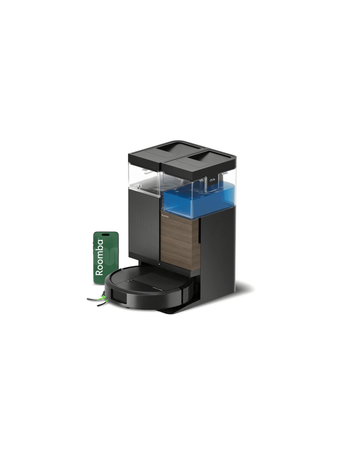 Roomba&reg; Plus 575 Combo Robot + AutoWash&trade; baza Black