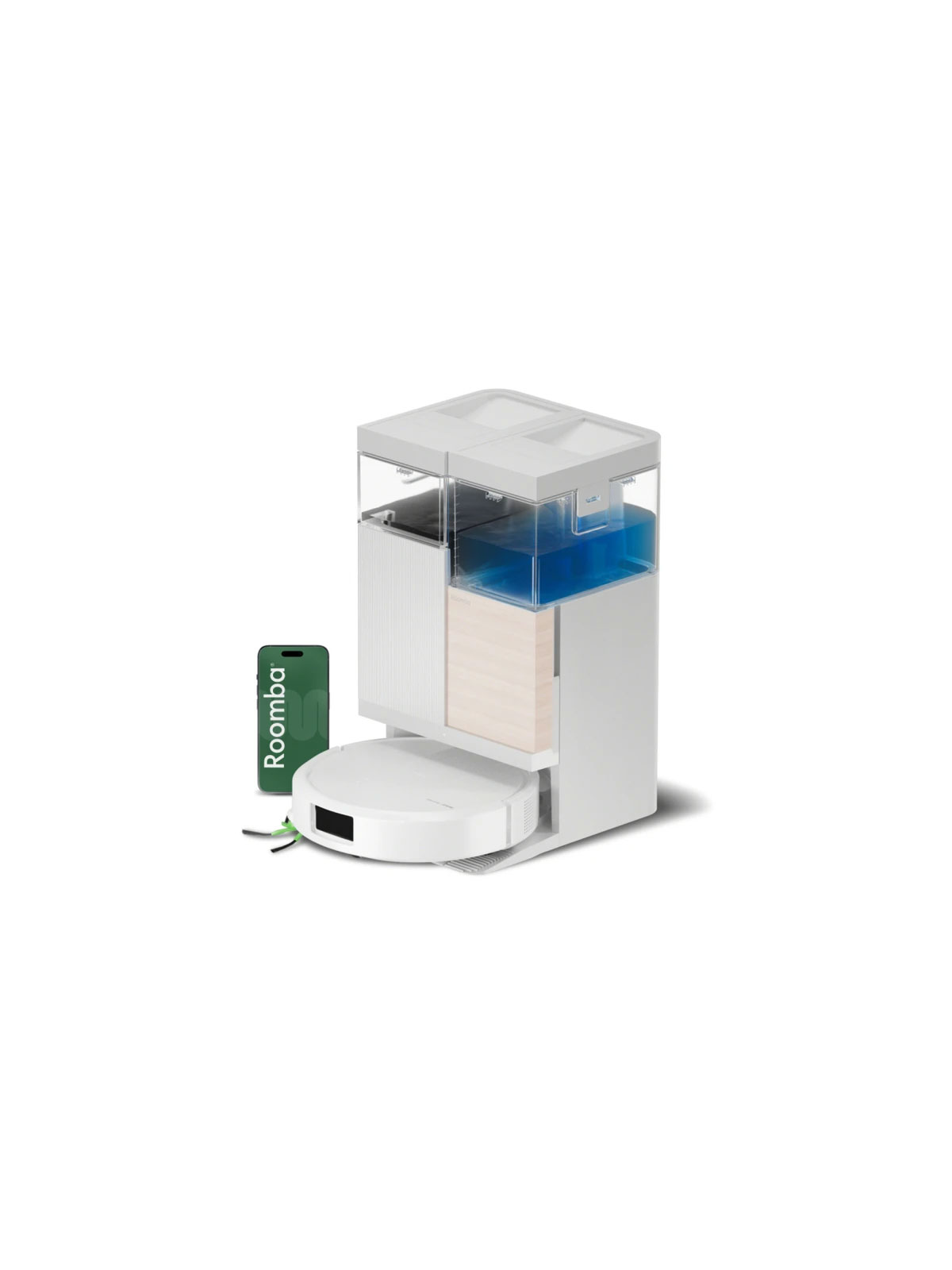 Roomba&reg; Plus 575 Combo Robot + AutoWash&trade; baza White
